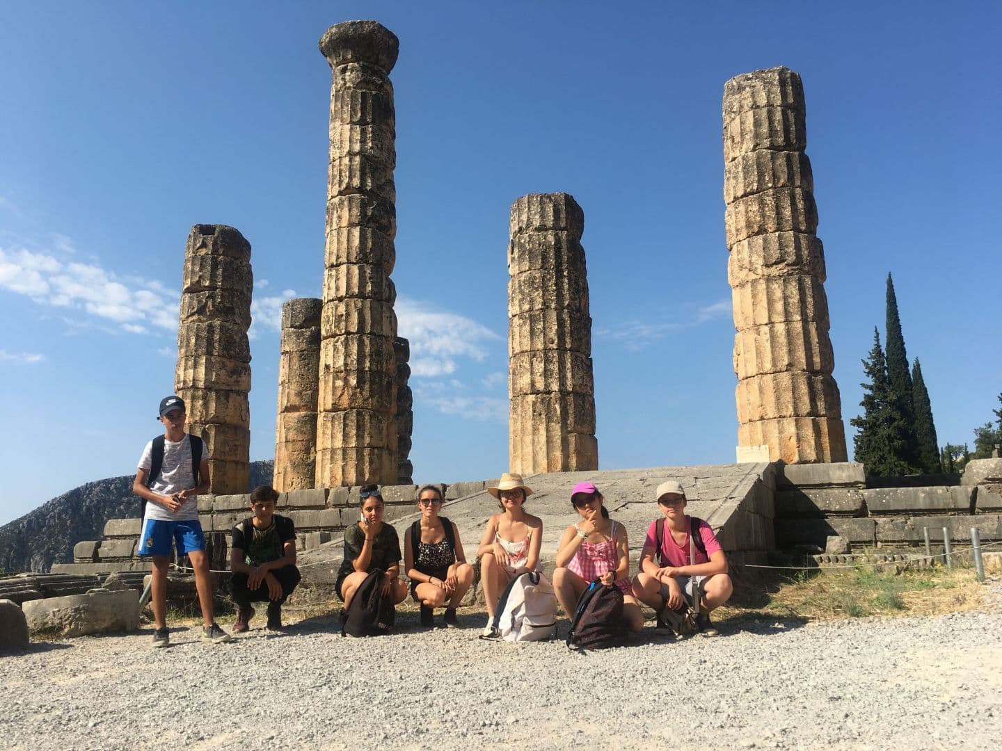 Soleil et découvertes en Grèce