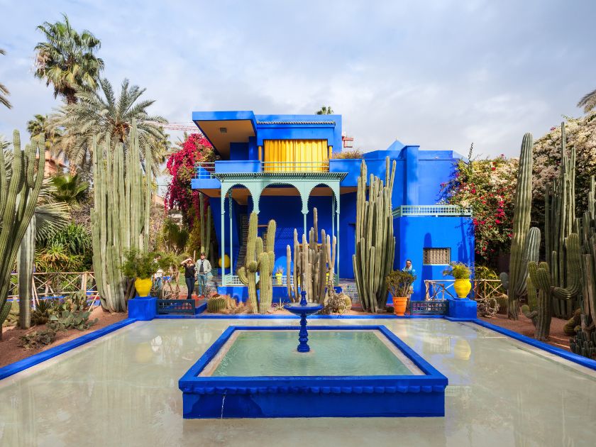 maroc, jardin, majorelle, marrakech