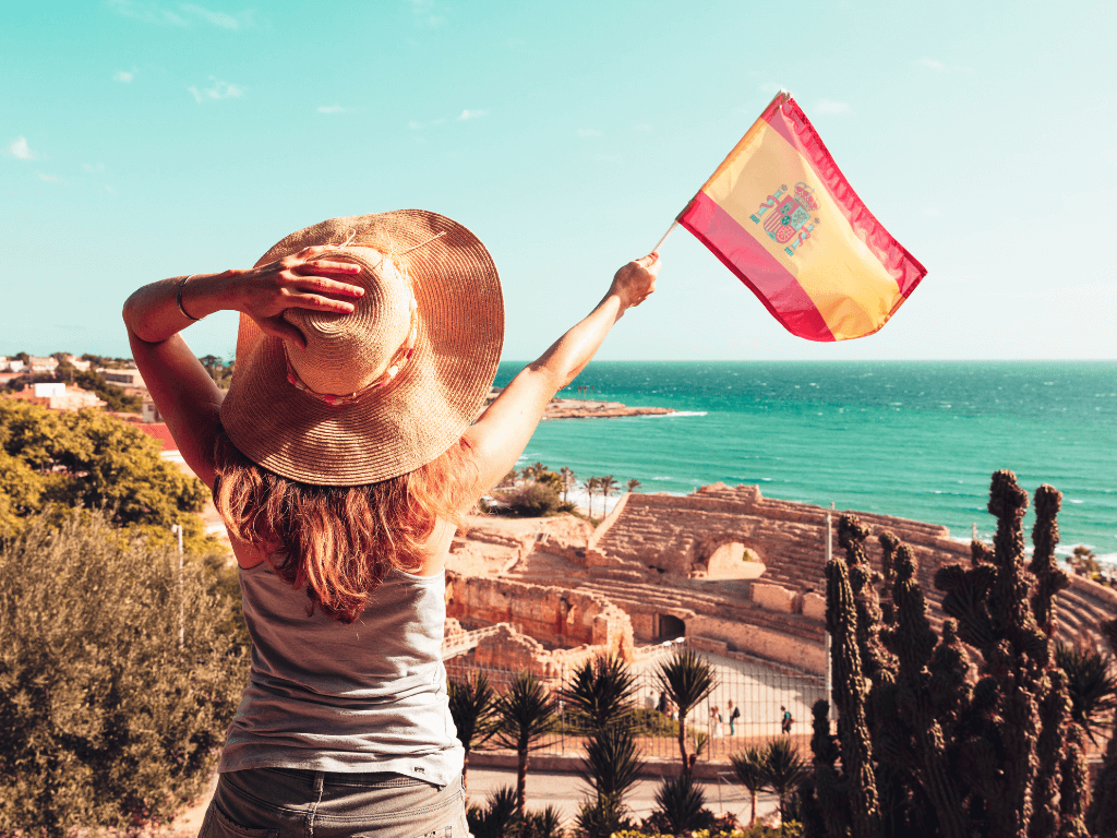 jeune en voyage en Espagne