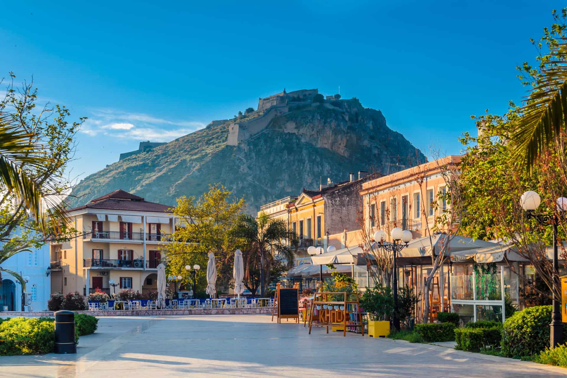 Nauplie pendant une colonie de vacances en Grèce printemps.