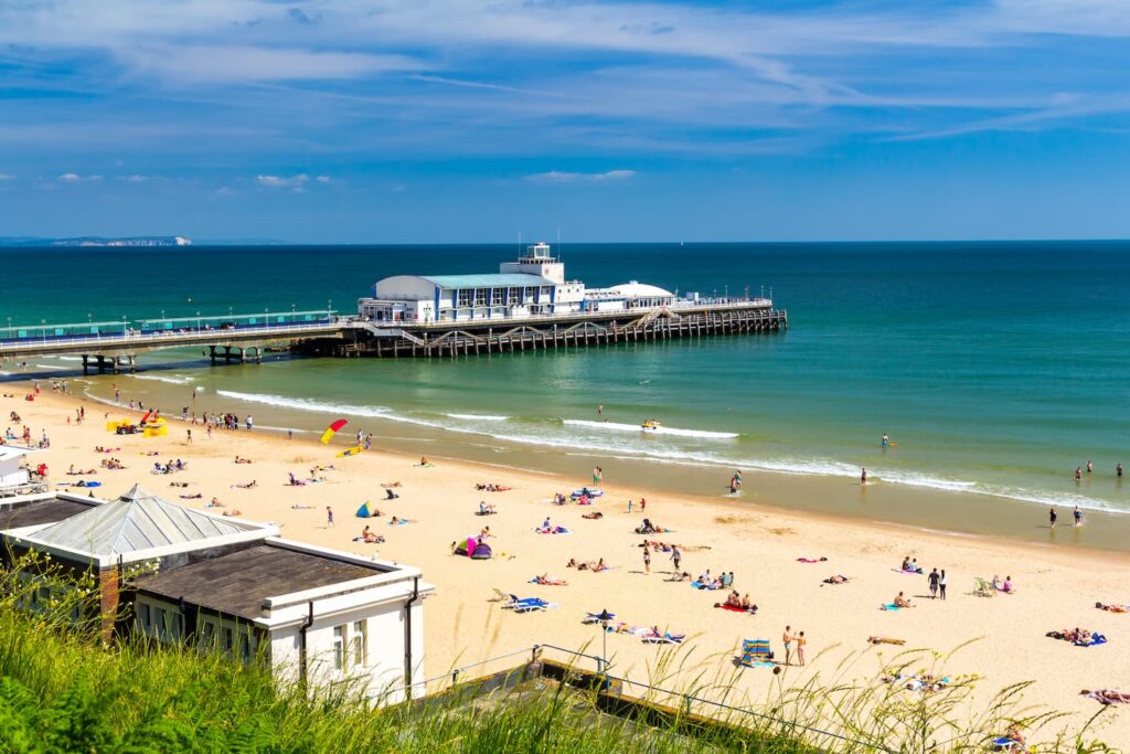 Bournemouth, station balnéaire en Angleterre