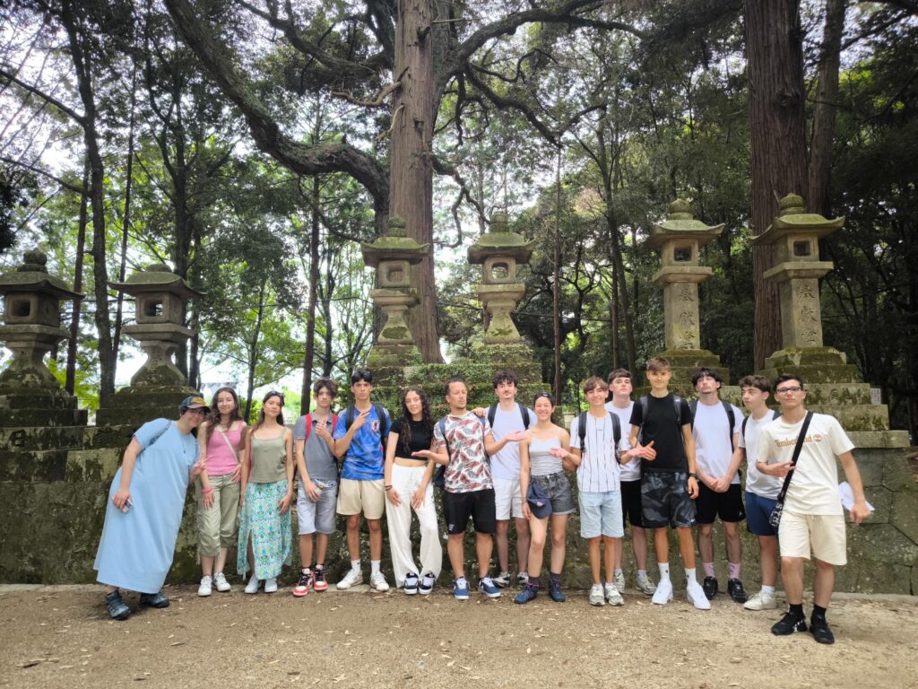 Jeunes en colonie de vacances au Japon avec CEI