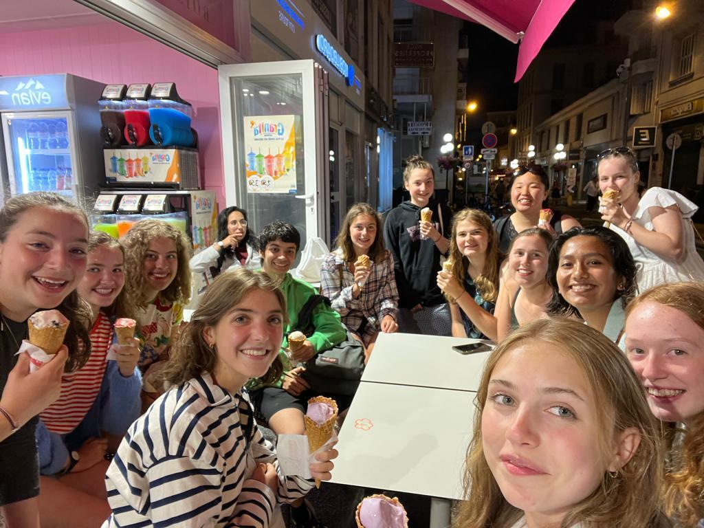 Photo: CEI Image Library – ice cream outing with international students