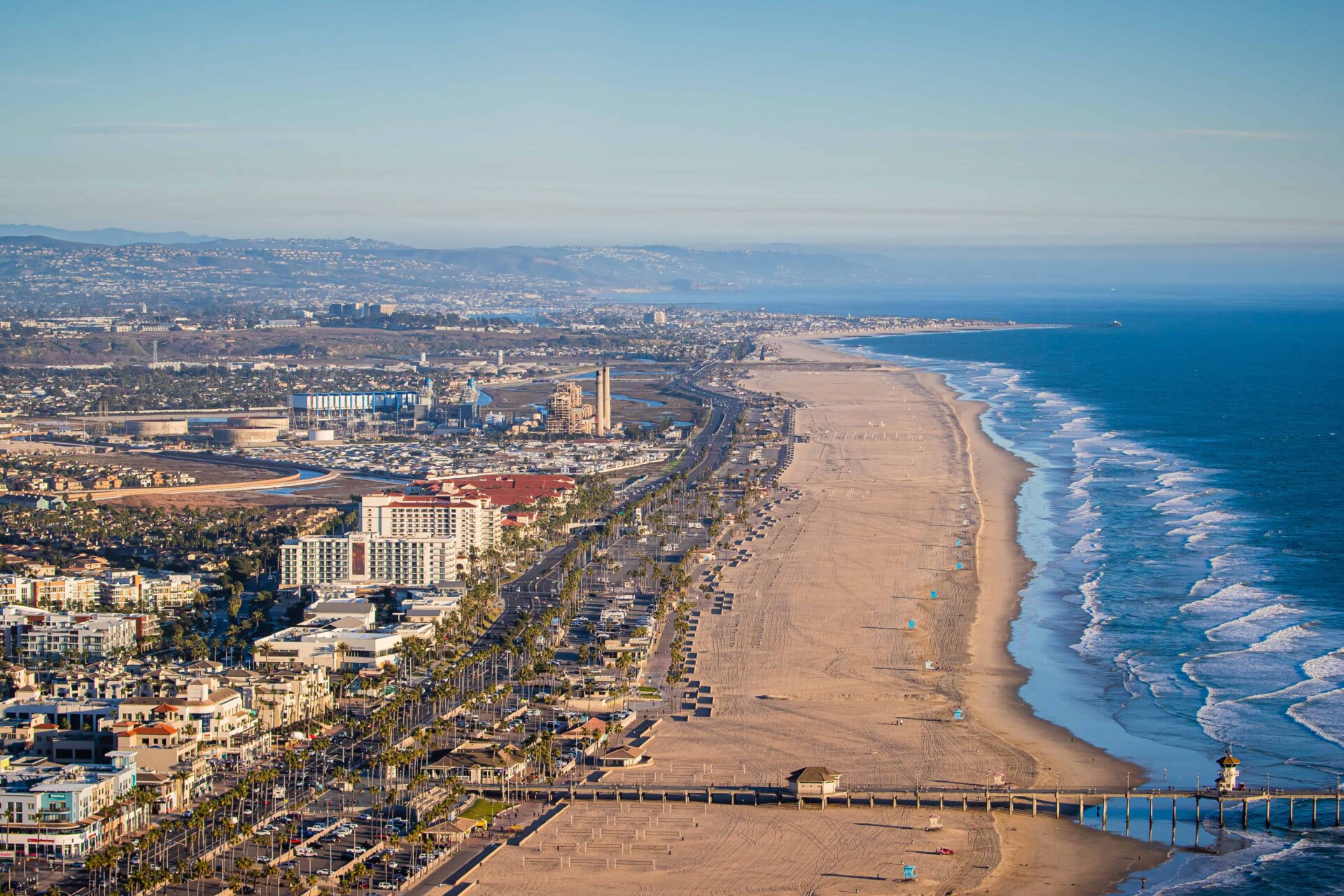 Plage de Californie proche du campus du séjour linguistique à Los Angeles