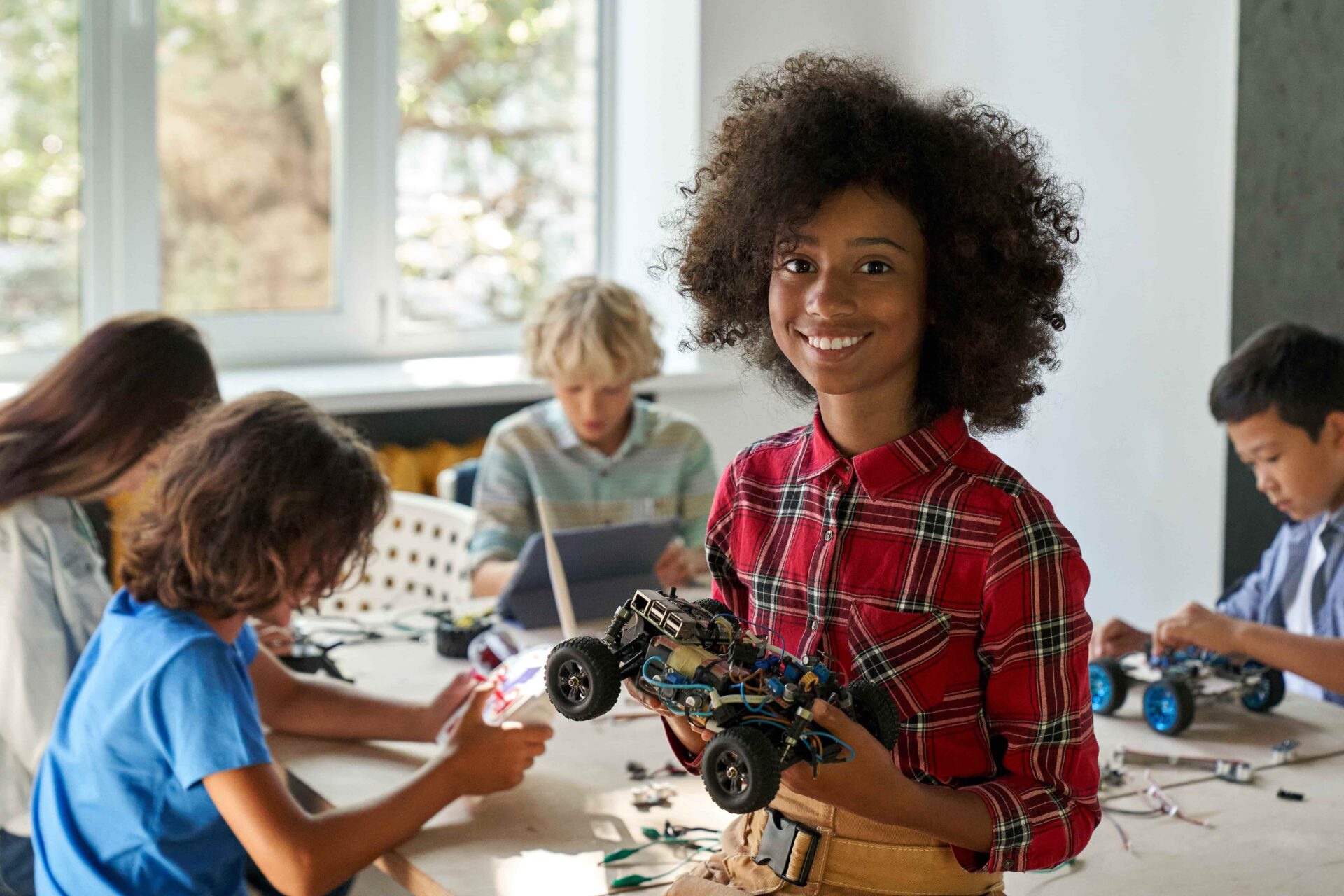 Projet de robotique réalisé par un adolescent en séjour immersion et technologies en Irlande