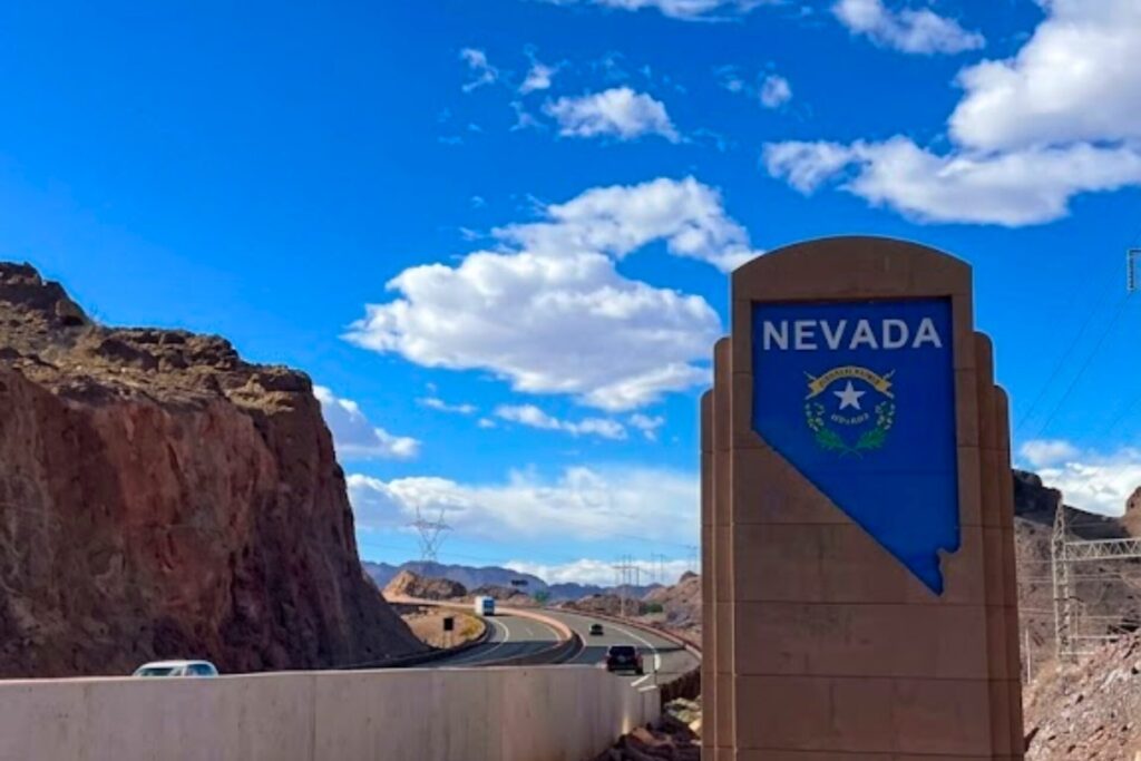 année scolaire à l’étranger Nevada États-Unis panneau Nevada