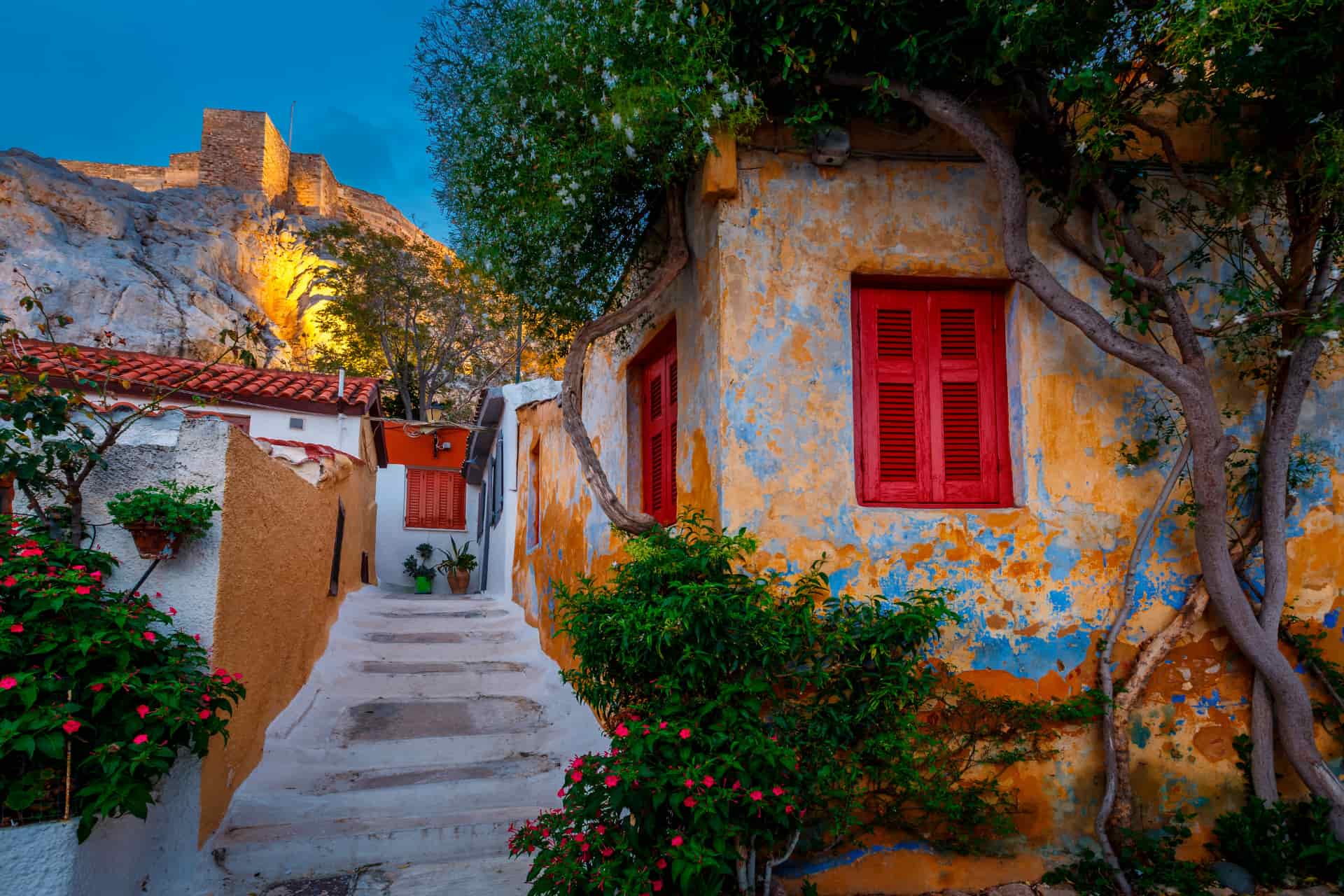 Colonie de vacances à Athènes avec découverte du quartier d'Anafiotika