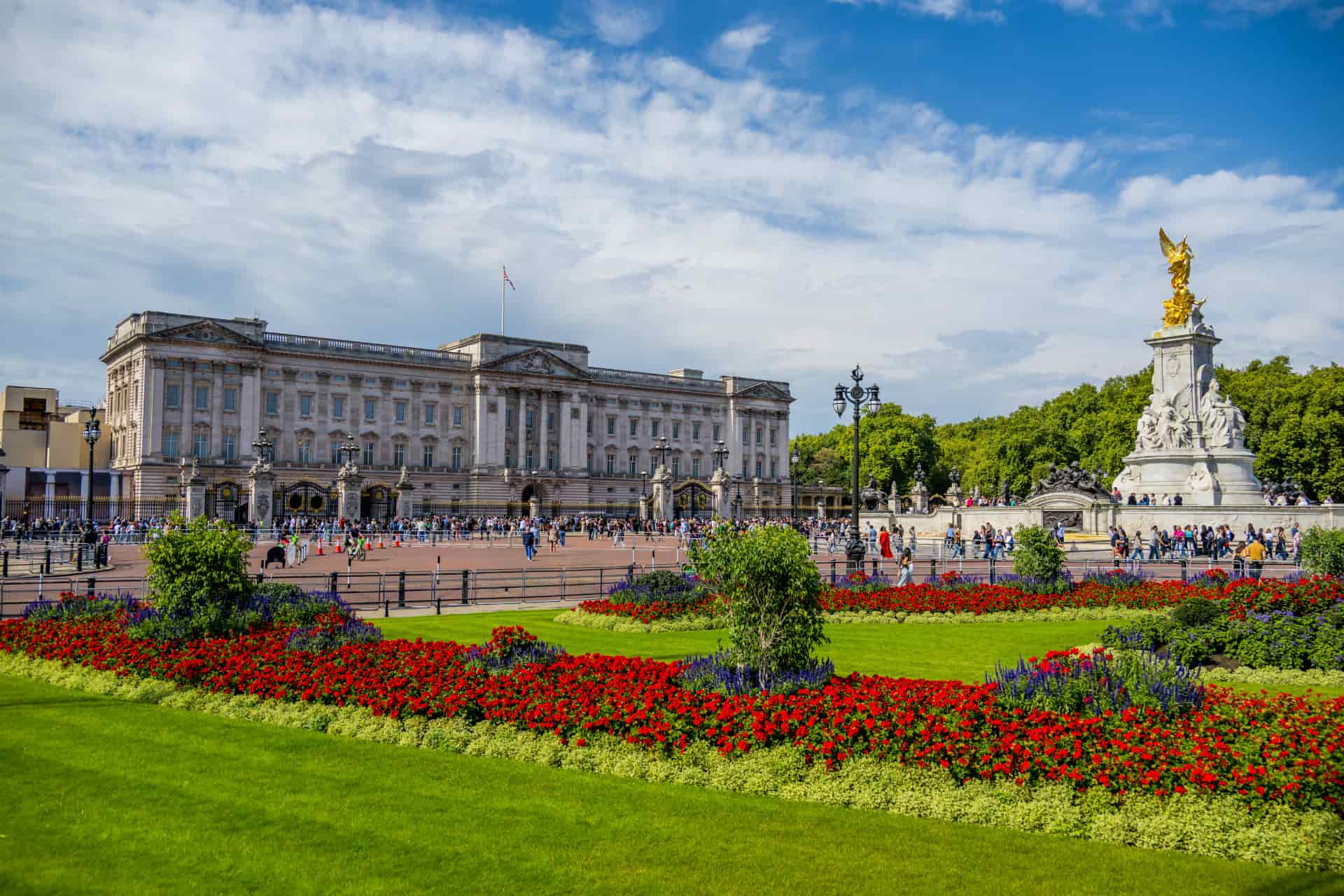 Visite de Buckingham Palace lors du séjour à Londres.