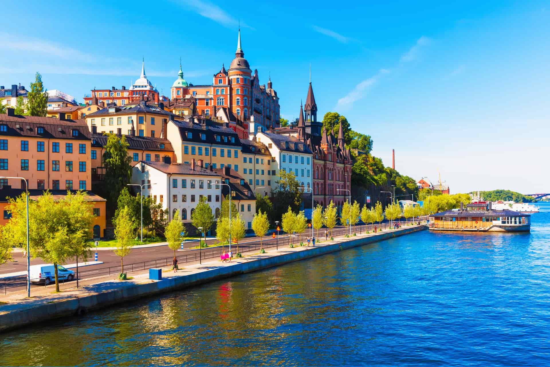 Colonie de vacances à Stockholm au cœur des quartiers historiques de la capitale.