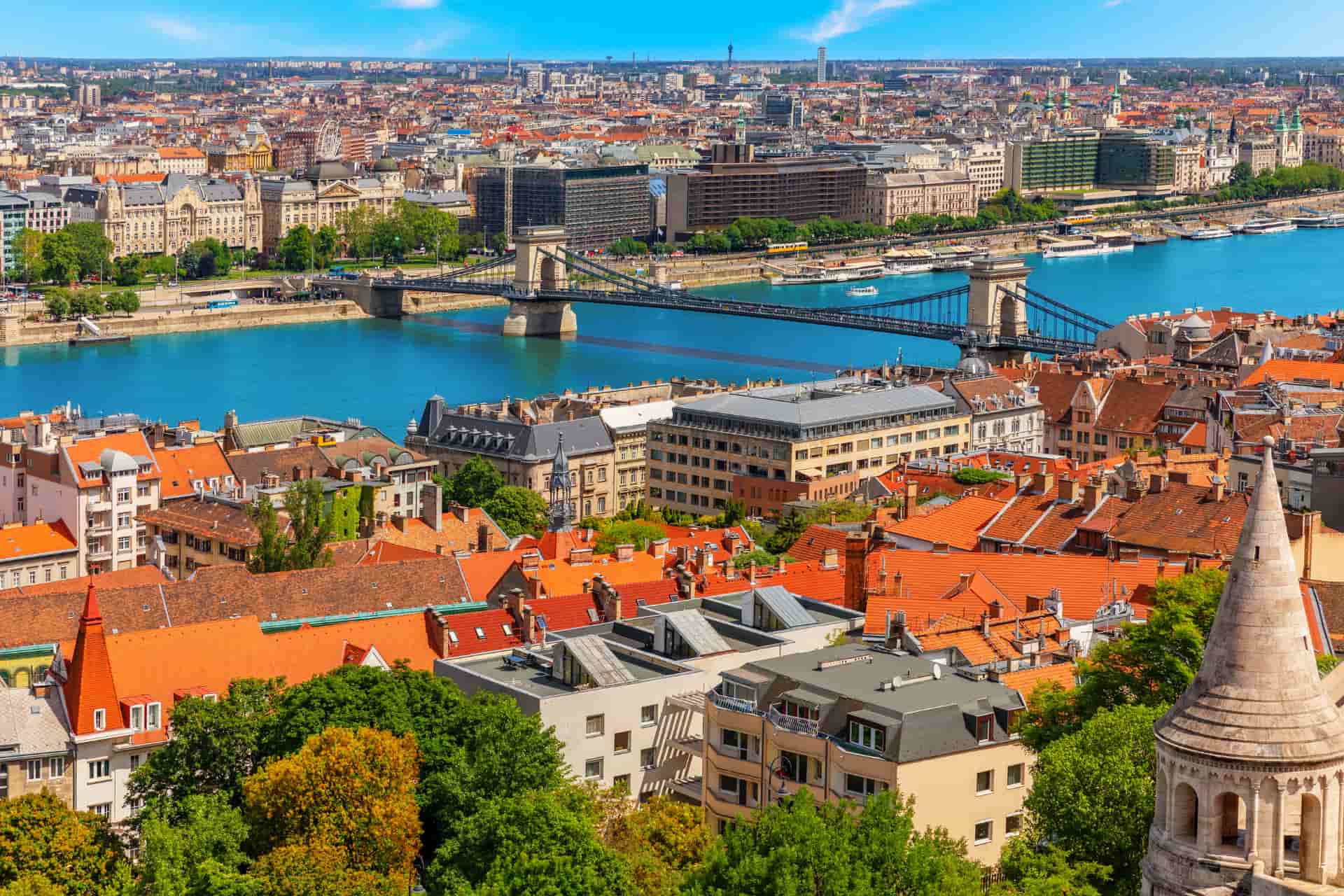 Panorama sur Budapest et le Danube
