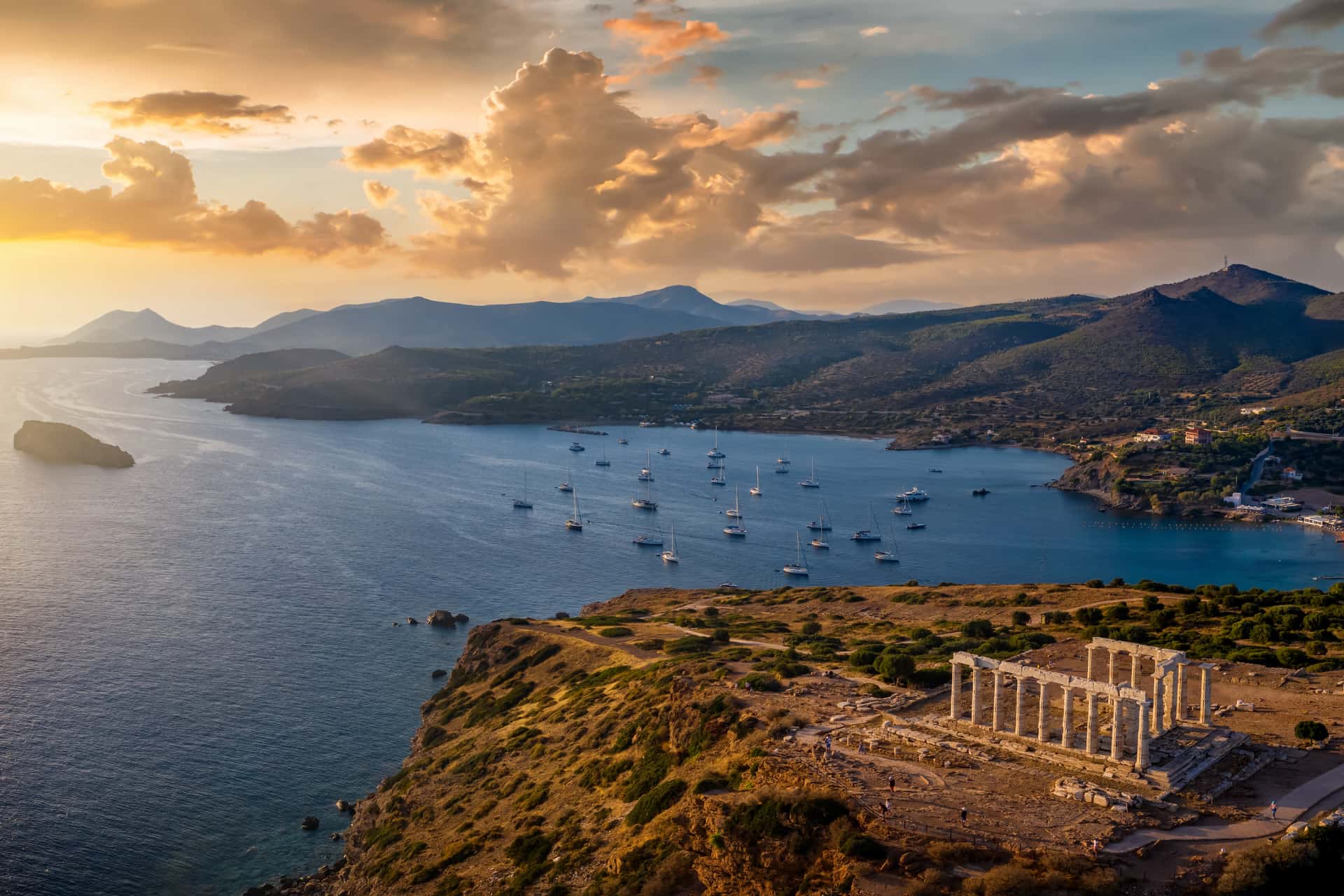 Colonie de vacances à Athènes avec excursion au temple de Poséidon