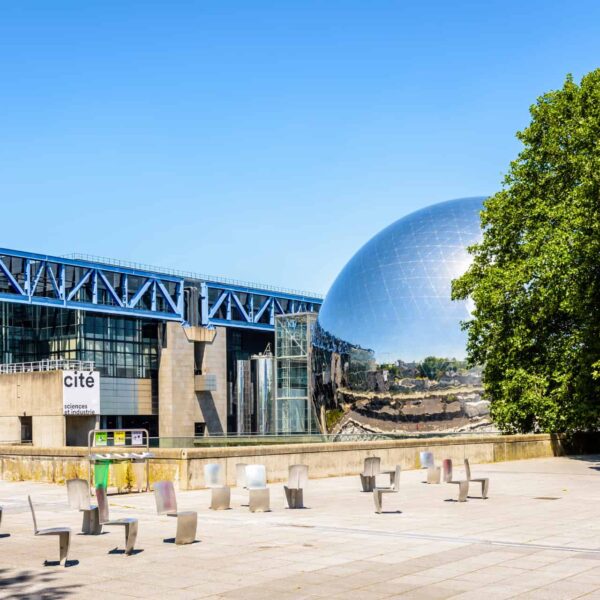 Exterior of the Cité des Sciences et de l'Industrie in Paris
