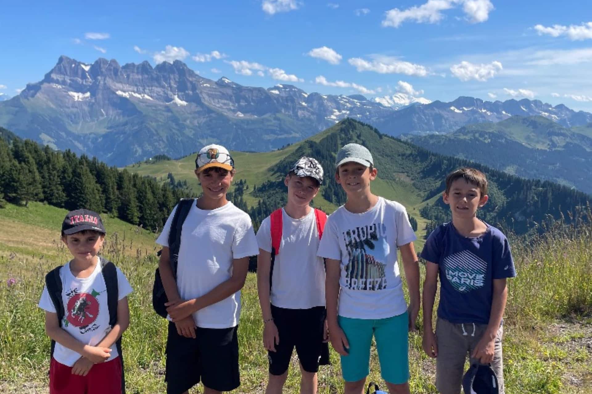 Colonie de vacances natation à Châtel