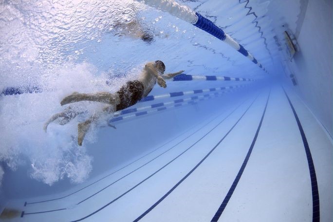 colonie de vacances, natation