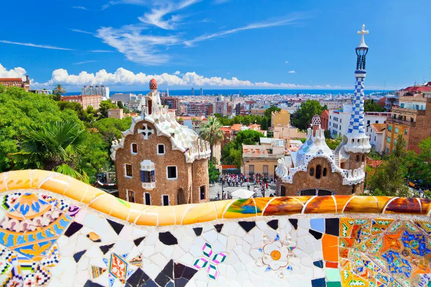 barcelone, espagne, guell