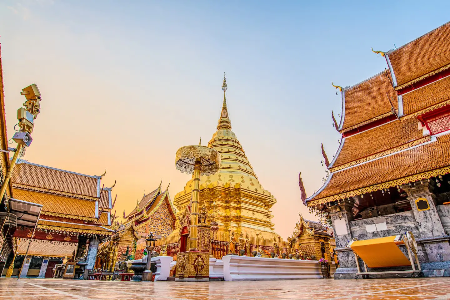 visite temple Wat Phra That - Doi Suthep - Colo Thailande