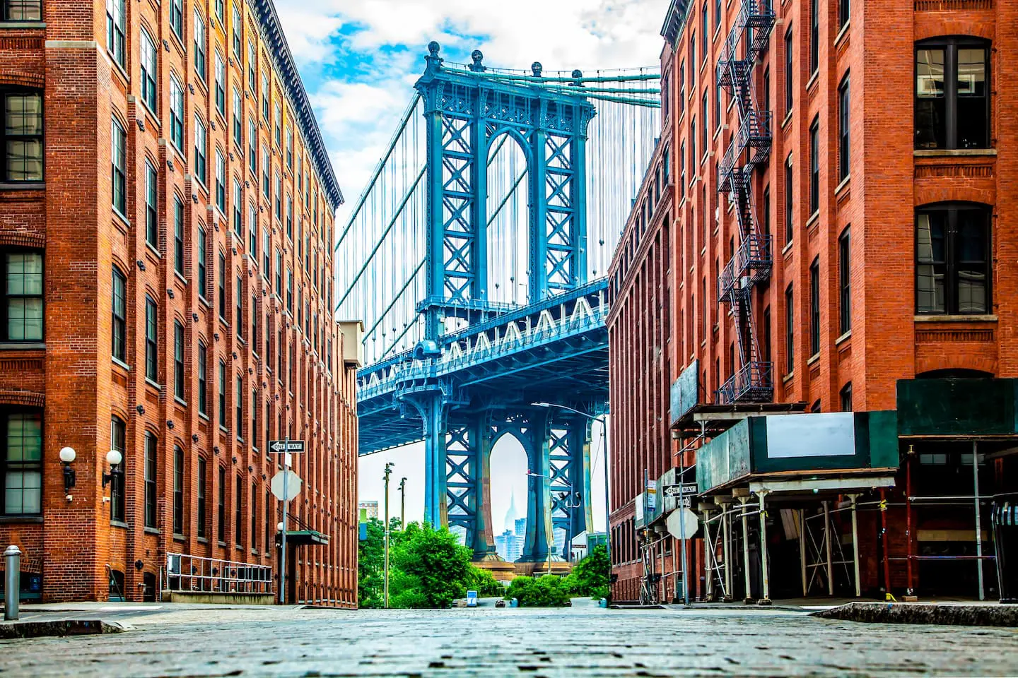 Brooklyn Bridge à New York aux USA