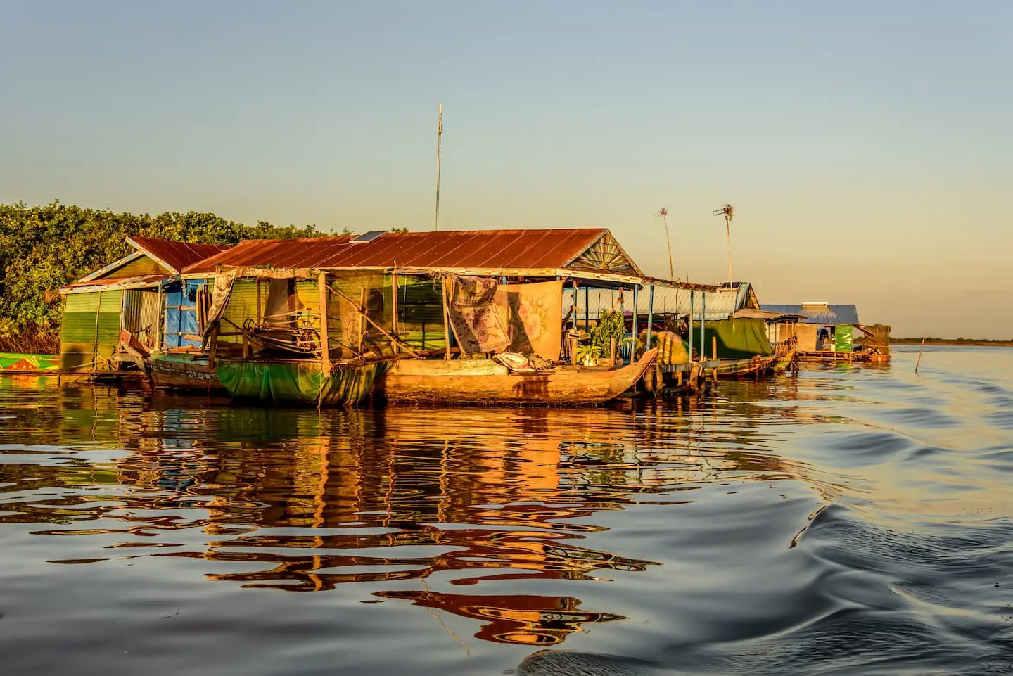 colonie Asie ados - Lac Tonle Sap