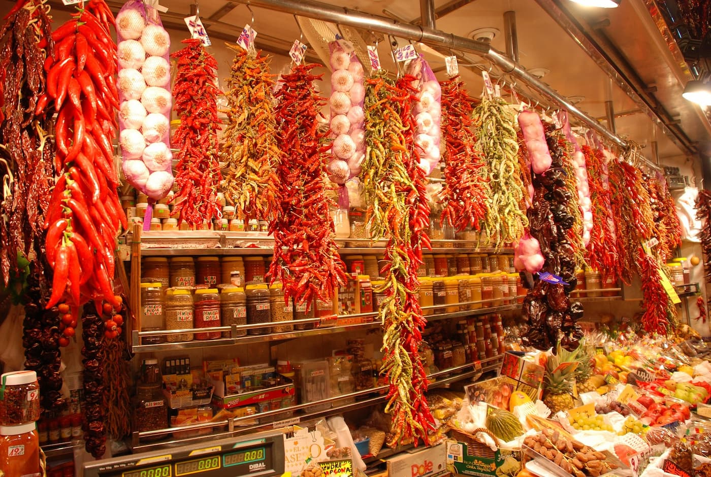 Visitier le marché de la Boqueria avec le CEI