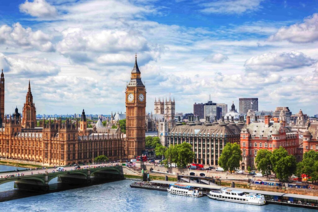 Big Ben à Londres lors d’une colonie de vacances à Londres et Liverpool